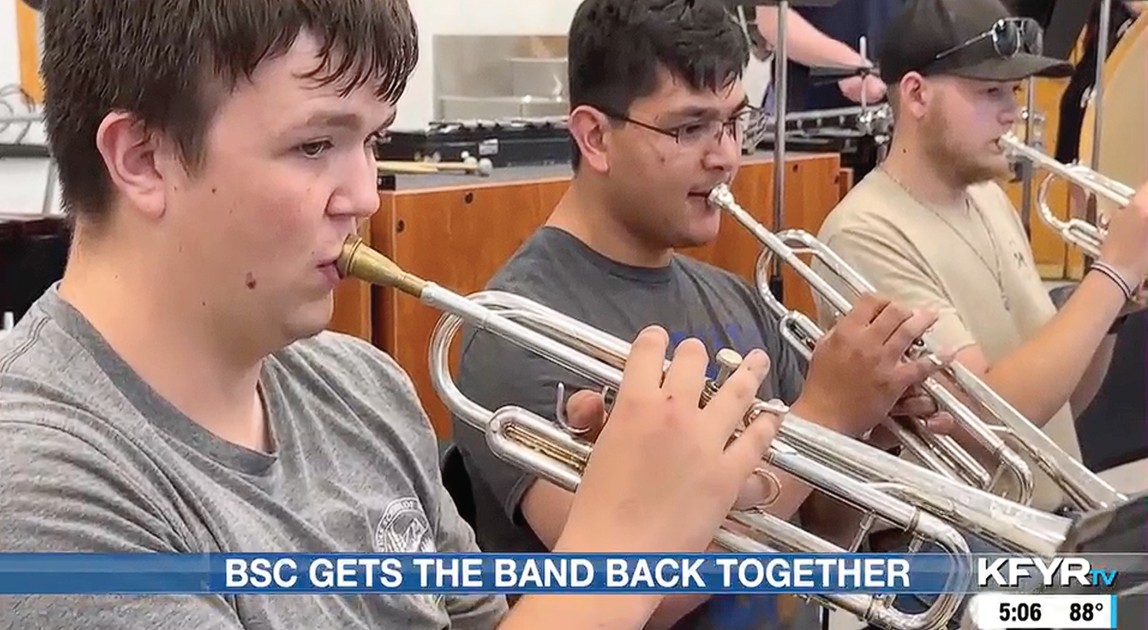 The band is back together: BSC forms first pep band since 1985 - image
