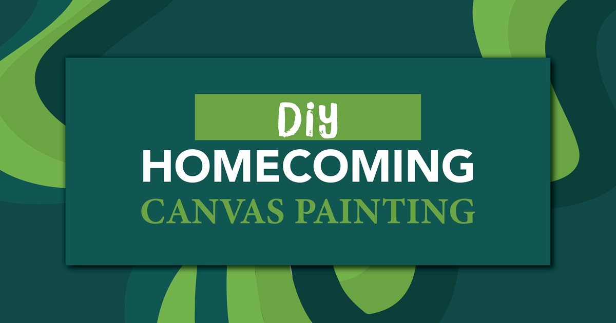 DIY Homecoming Canvas Art - image