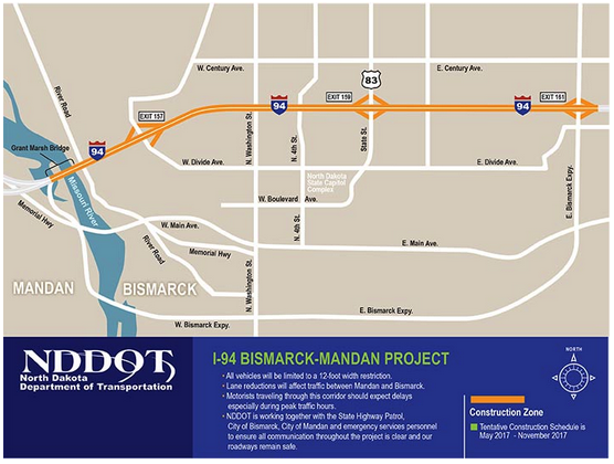 I-94 road construction project includes BSC exit - image