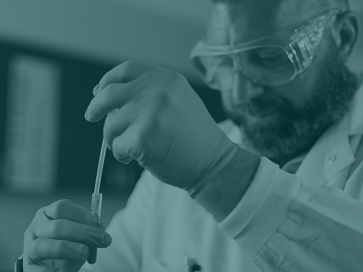 Man doing science