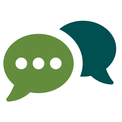 Conversation speech bubbles icon