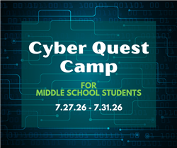 Cyber Quest Camp Flyer
