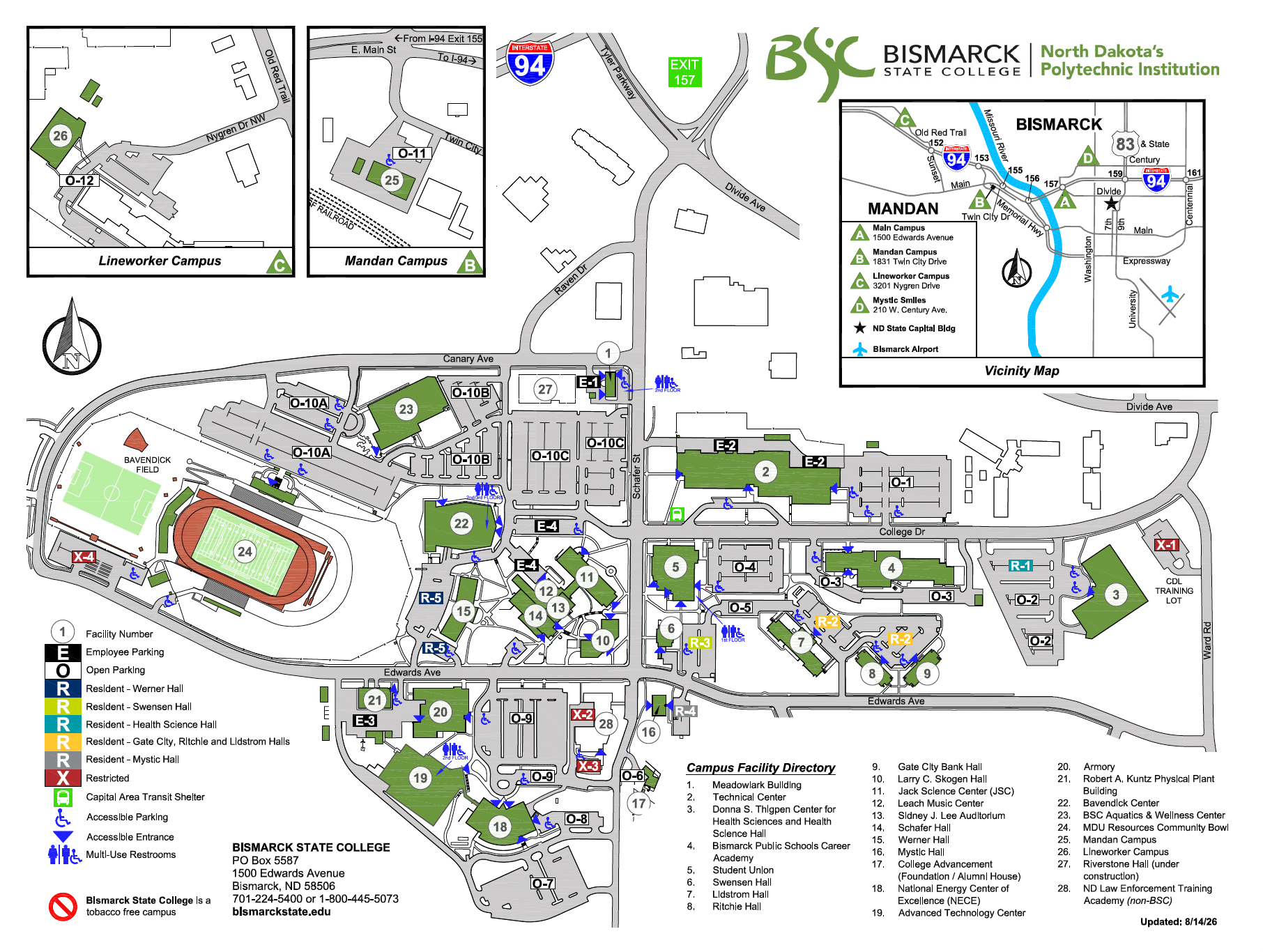 BSC campus map