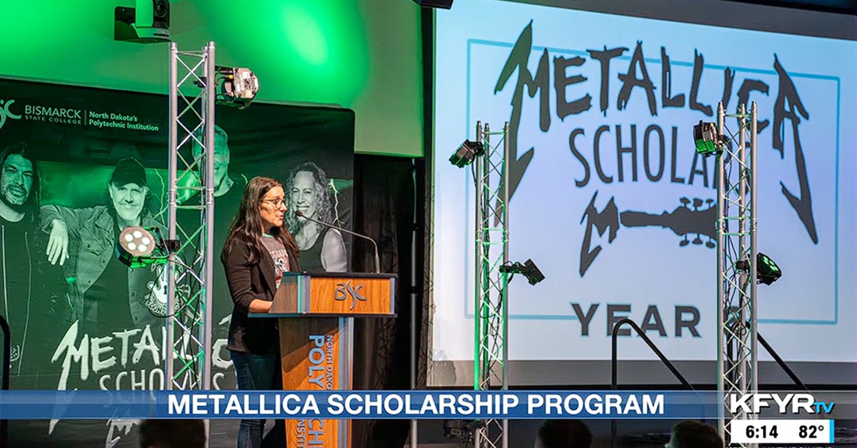Bismarck State College is chosen again for Metallica Scholars Grant